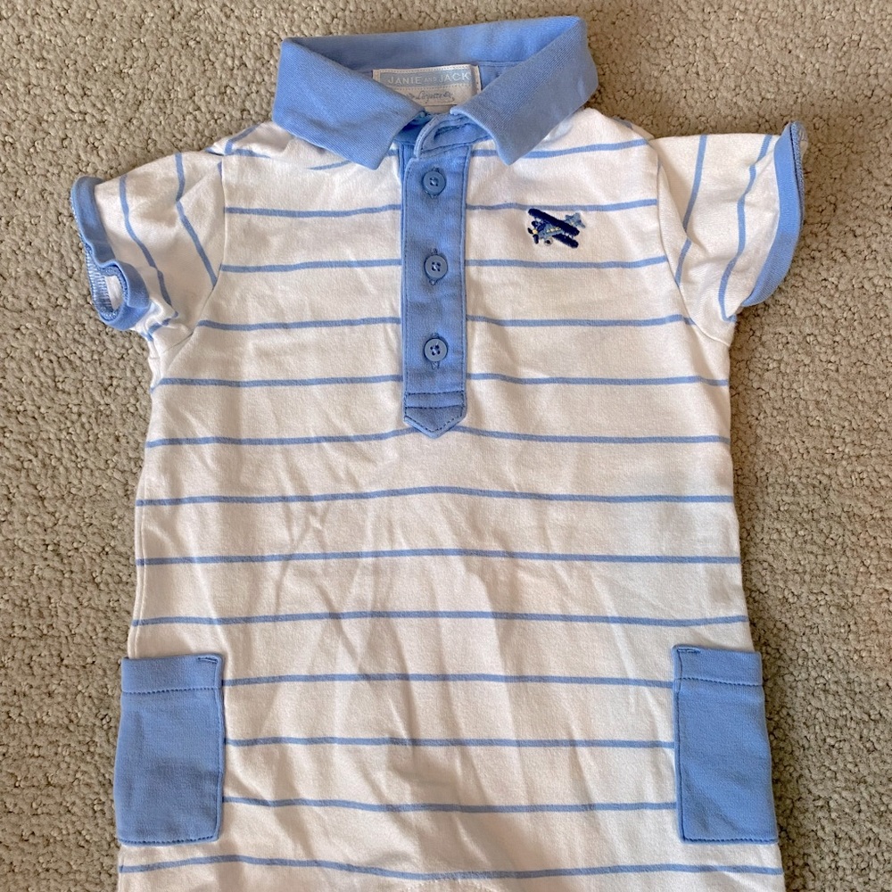 Janie & Jack Layette Romper 0-3M
